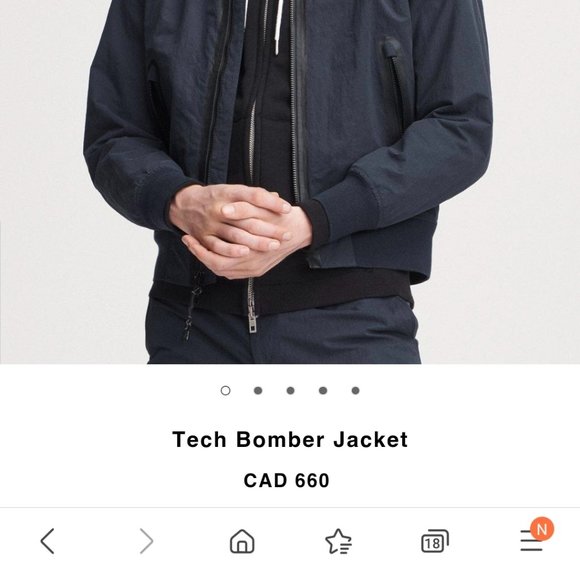 Tech Bomber jacket - Picture 2 of 3